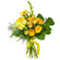 Желтый букет из роз и хризантем. Мельбурн